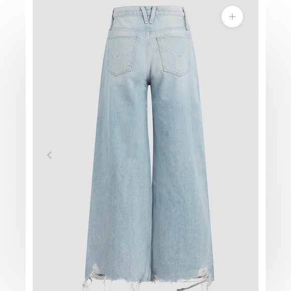 Hudson James Wide Leg Jeans in Iris - Sold at Anthropologie- Light Wash - Picture 2 of 12